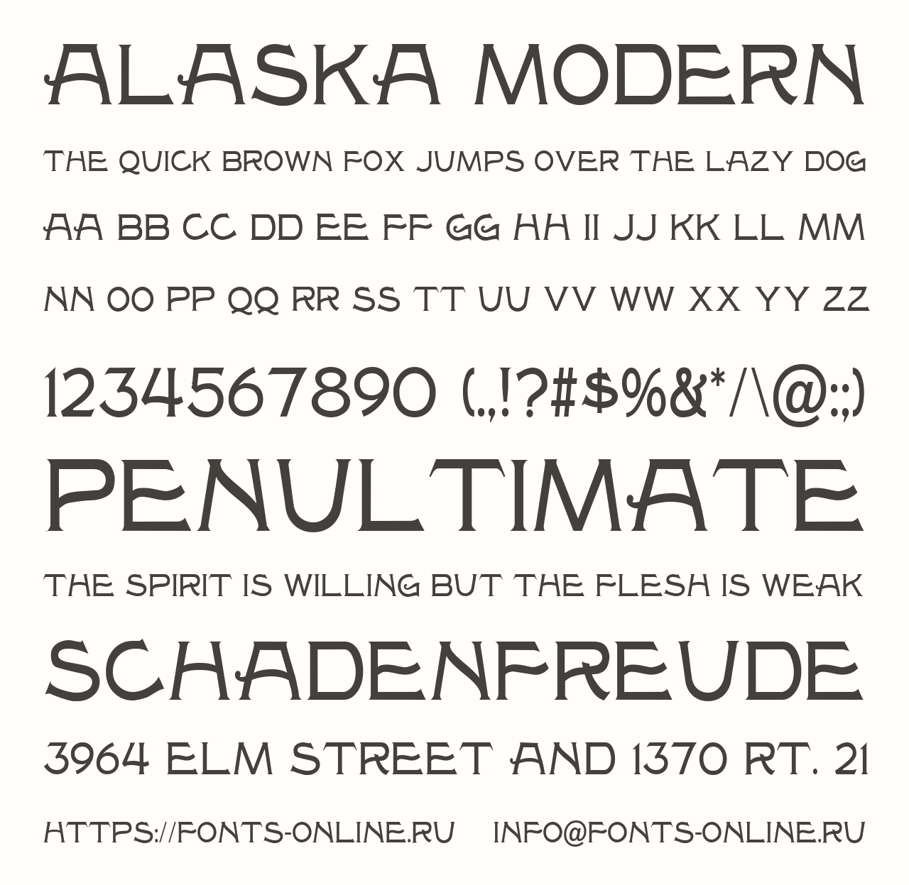 Alaska Modern Free Font Download